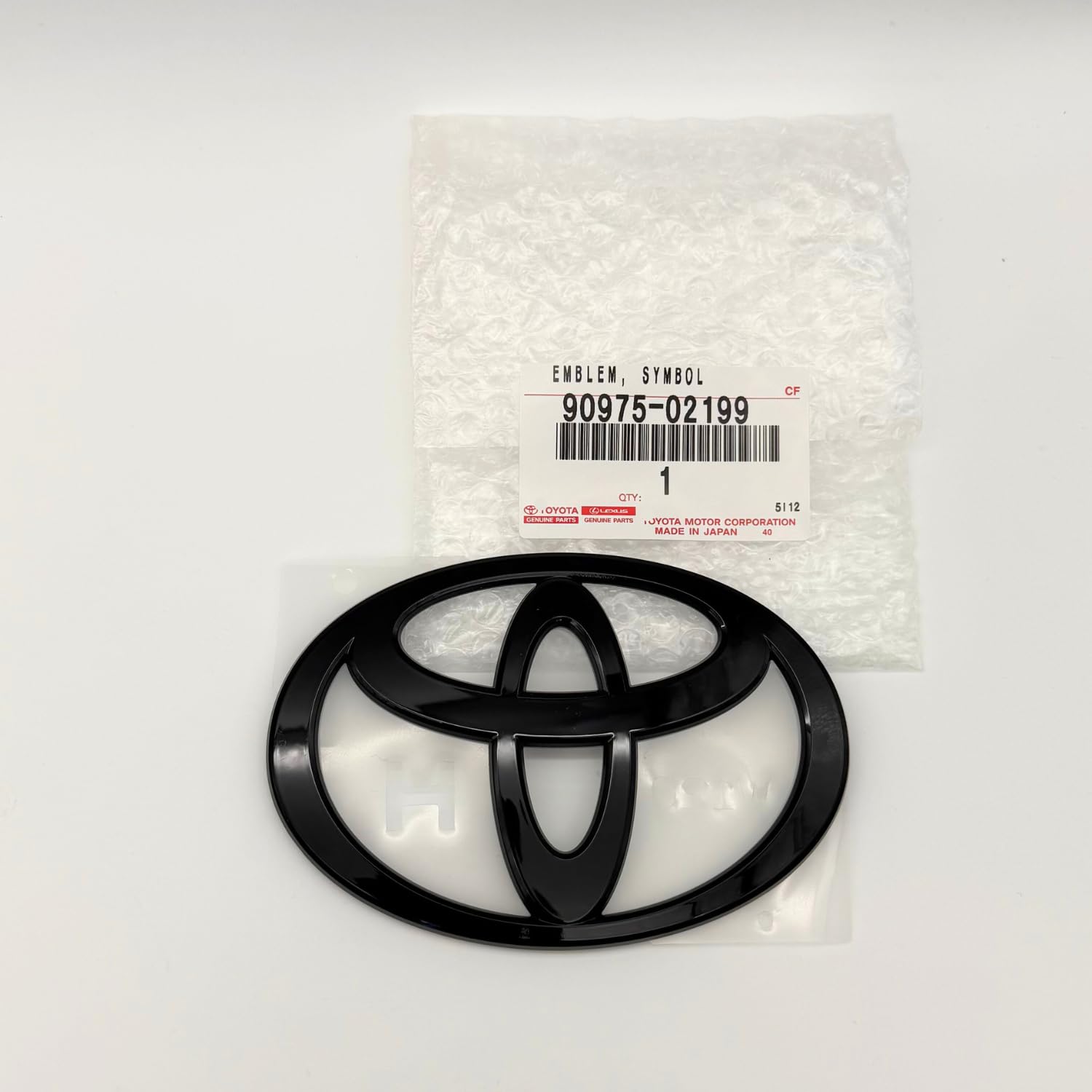 Amazon.com: Genuine 90975-02199 Gloss Black Nightshade Front Logo